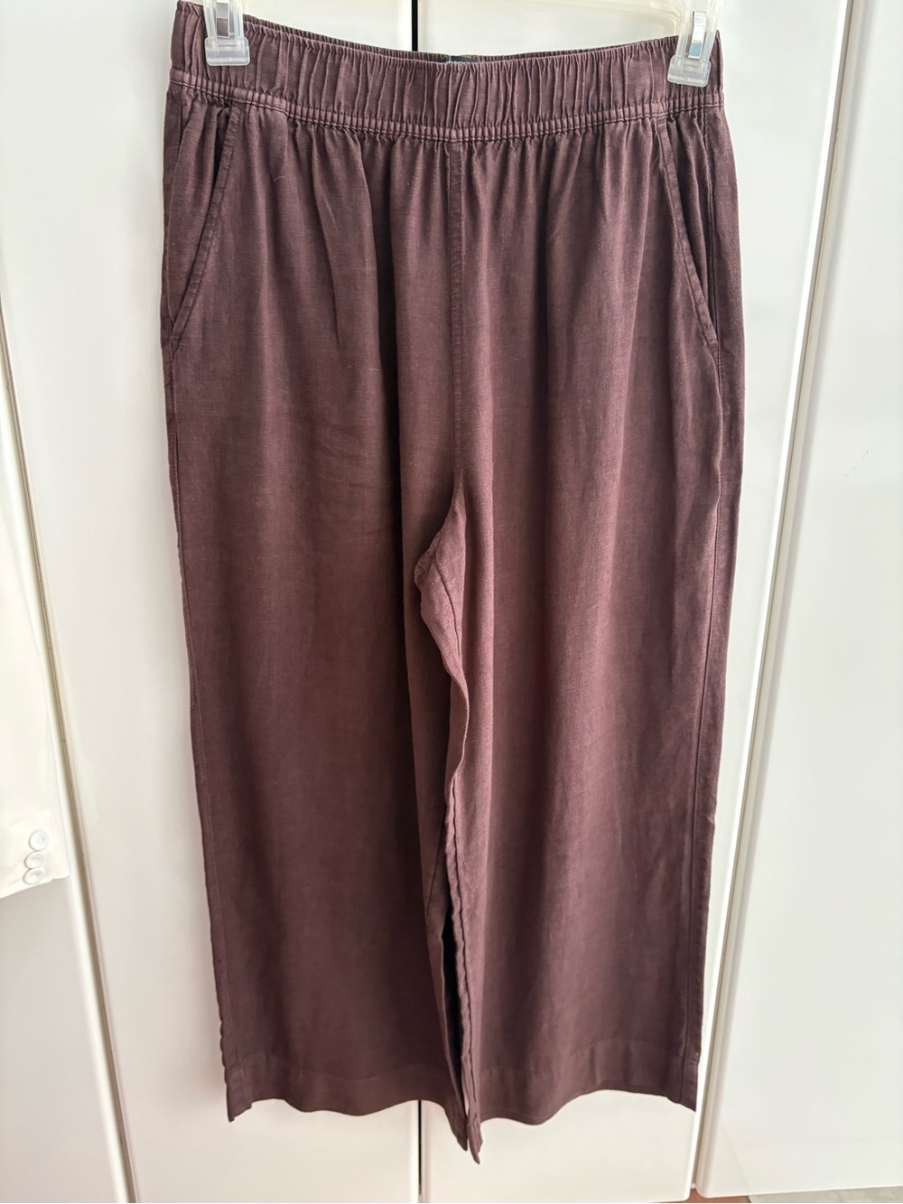 Tahari Men's Corduroy Elastic-Waist Pants in Mauve